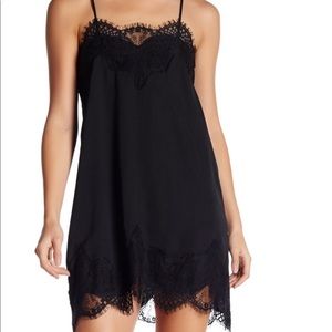 Storia Black slip dress